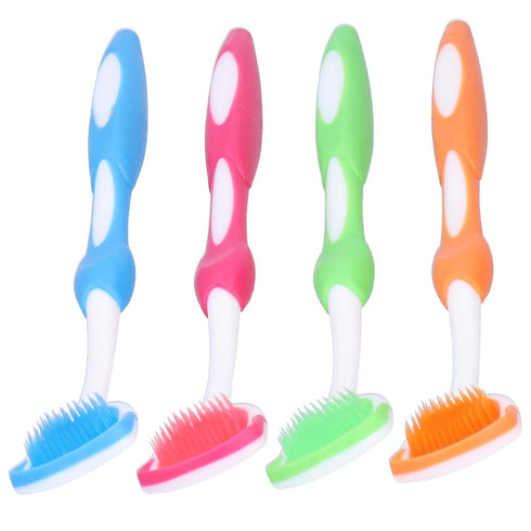 Tongue Scraper - Plastic Tongue Cleaning Brush, Portable Freshen Breath Tool for Oral Care