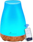 300ML Essential Oil Diffuser, Remote Control Aromatherapy Diffuser with 7 Color LED Lights for Bedroom Office