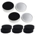 8pcs Makeup Brush Cleaner Set - 2 Pack with 6pcs Replacement Sponge for Quick Color Removal