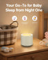 PureNurt 38 Dimmable White Noise Sound Machine: Red Light Therapy Sleep Sound Machine with Soothing Sounds & Calming