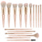 Daubigny 16Pcs Silver Premium Synthetic Makeup Brush Set - Professional Foundation, Powder, Concealers, Eye Shadows,
