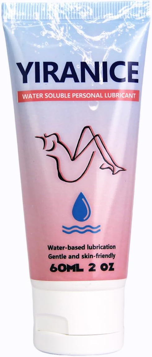YIRANICE 2.0 oz Water-Based Lubricant, Clear and Intimate, Long-Lasting Moisturizing, Sensitive Skin Safe, pH-Balanced