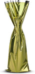 MT Products Gold Metallic Mylar Wine Gift Bags - 6.5" x 18", Pack of 25, Great for Wine Pull
