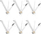 sansheng 6 Pack 3in1 Smoking Pipe Tool - Pipe Cleaning, Tamper, Tobacco Cleaner Tools