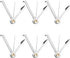 sansheng 6 Pack 3in1 Smoking Pipe Tool - Pipe Cleaning, Tamper, Tobacco Cleaner Tools