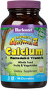 BlueBonnet Super Earth Rainforest Animalz Calcium Magnesium And Vitamin D3 Chews, 90 Count, Natural Vanilla Frosting,