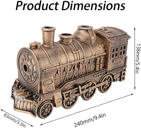 kunishi Essential Oil Train Diffuser, Vintage Steam Train Humidifier, Christmas Train Aroma Diffuser, Dual Mist Outlets