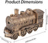 kunishi Essential Oil Train Diffuser, Vintage Steam Train Humidifier, Christmas Train Aroma Diffuser, Dual Mist Outlets