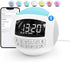 42 Sound White Noise Machine for Kids, Bluetooth + Nightlight, Lullaby/Nature Soothing Sounds, Adjustable Volume