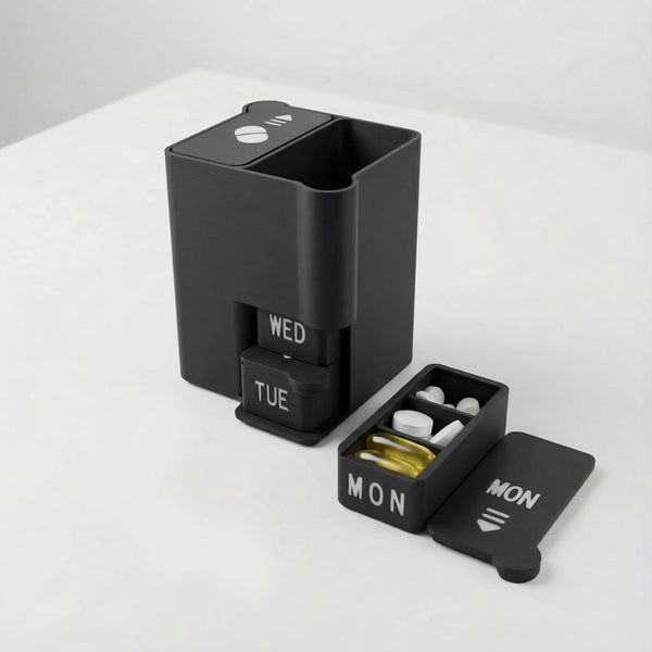 stazuvrt Weekly Pill Organizer, 7 Day Pill Box with 3 Times a Day