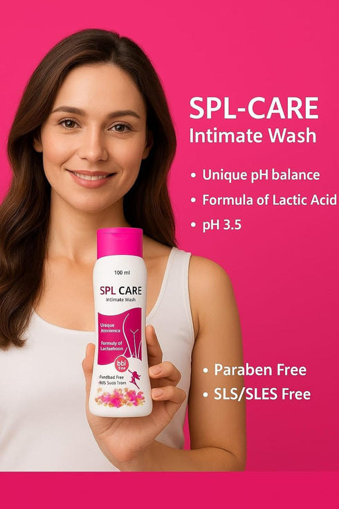 PARASHAKTI 100 ml pH Balanced Intimate Wash | Gentle Daily Hygiene Cleanser | With Lactic Acid Formula | Paraben & SLS