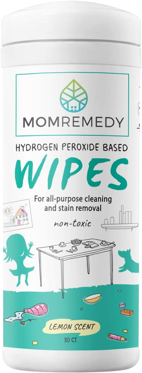 Hydrogen Peroxide Cleaning Wipes, All Purpose Cleaner and Stain Remover, Multipurpose for Kitchen, Bathroom, 3 Pack