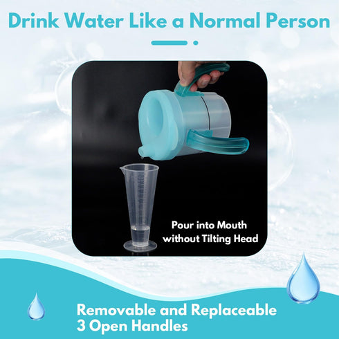 Healvaluefit 5cc 10cc 15cc Dysphagia Cup for Adult, Spill Proof Choke Proof Cup for Swallowing Problems, Gift Gadgets