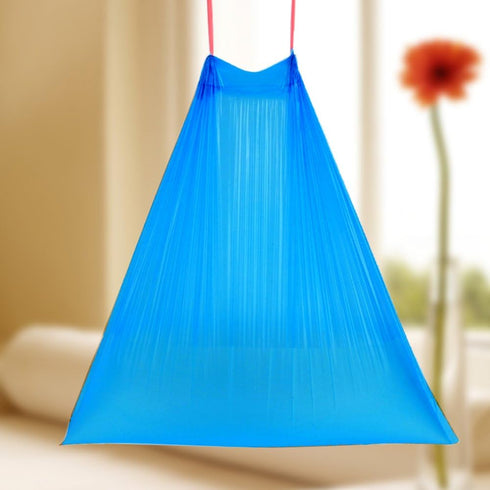Fiaze 2.5 Gallon Garbage Bags, Blue Drawstring Trash Bag, 220 Counts