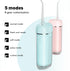 Powerful Portable Cordless Water Dental Flosser: Rechargeable Mini Oral Irrigator with 2000 mAh Li-ion, 5 Modes, IPX7