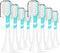 Kids Toothbrush Heads Compatible with Electric Philips Sonicare Handle, 8 Pack Green for Ages 3-7, Mini Brush Heads