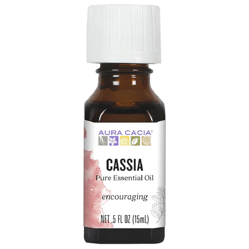 Aura Cacia Pure Essential Oil Cassia Bark - 0.5 fl oz