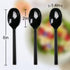 100pcs Heavy Duty Disposable Plastic Spoons, Individually Wrapped Bulk - Ideal for Parties, Restaurants, Travel &