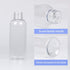 TRENDBOX 6 Pack Plastic Empty Bottles with Flip Cap for Shampoo, Lotions, Liquid Soap, Cream (2 oz / 60 ml)