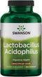 Swanson Lactobacillus Acidophilus Probiotic Supplement, 1 Billion CFU Per Capsule for Digestive Health (250 Capsules).