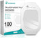 YHOVID 100 Packs Transparent Film Dressing 4" x 4.75" - Waterproof Bandages for