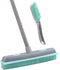 Conliwell Rubber Broom Carpet Rake for Pet Hair, Portable Detailing Lint Remover Brush with Squeegee