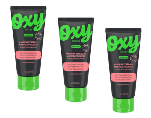 Oxy Acne Cleanser Maximum Strength - 5.0 Fl Oz (Pack of 3)