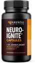 NeuroIgnite Brain Supplements 1 Month Supply for Memory and Focus Support with St Johns Wort & Ginkgo Biloba Nootropics