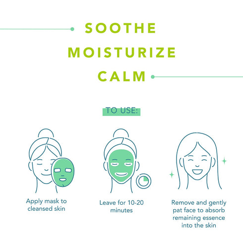 LAPCOS Aloe Sheet Mask, Daily Face Mask with Cucumber and Aloe Gel, 5-Pack, Korean Beauty Favorite