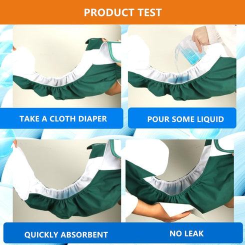 WEEOATAR Unisex Reusable Adult Cloth Diaper,Washable Swim Nappies,Adjustable Incontinence Pocket Diaper with Magic