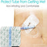 Dialysis Catheter Shower Cover 8"x8", Waterproof Protector for PD Chest Catheter, Pack of 25
