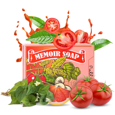 Memoir Natural Acne Treatment Soap for Sensitive Skin, 4.5oz, K-Beauty Cleanser with Hyaluronic Acid