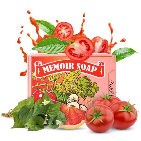 Memoir Natural Acne Treatment Soap for Sensitive Skin, 4.5oz, K-Beauty Cleanser with Hyaluronic Acid