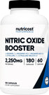 Nutricost Nitric Oxide Booster 2250mg - 180 Capsules Gluten Free, Non-GMO - 60 Servings for Enhanced Performance