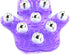 SAMYO 9 360-degree-roller Palm Shaped Massage Glove Body Massager with Metal Roller Ball Beauty Body Care (Purple)