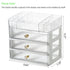 MIUOPUR Makeup Organizer with 3 Large Drawers, Ideal for Bathroom and Bedroom Vanity Storage