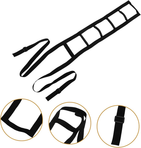 Senior Bed Support Strap with Five Hand Grips - Easy Rising Assist
