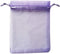 ATCG 100pcs Drawstring Organza Pouches, 4x6 Inches Wedding Party Jewelry Favor Bags (Lavender)