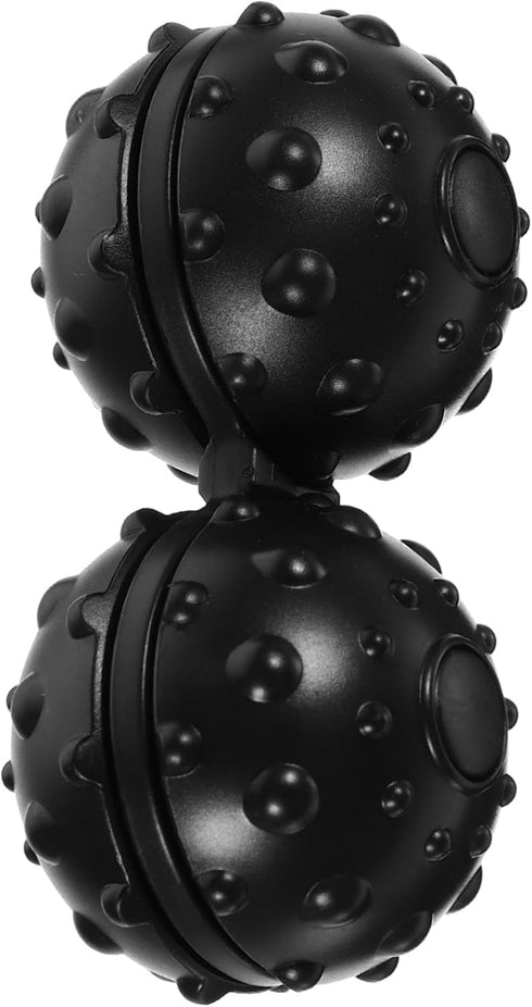 2pcs Silicone Peanut Massage Ball for Neck Back Pain Relief Body Massager