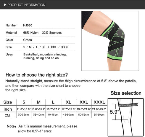 Compression Knee Sleeve Knee Brace - Support for Men & Women, Pain Relief for Running, CrossFit, Basketball