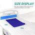 Tubular Slide Sheet for Patient Transfer, 24" x 16" Blue Sliding Draw Sheets for Elderly, Hospital Bed, Home Care