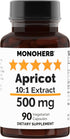 Apricot Extract 500 mg - 90 Vegetarian Capsules