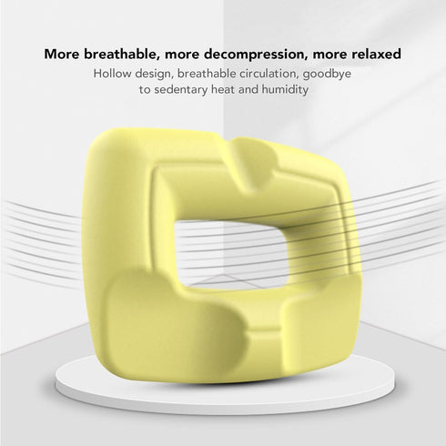 TITA-DONG Tailbone Seat Cushion for Pain, Ergonomic Comfortable Seat Cushion for Office Car Home, Memory Foam Soft