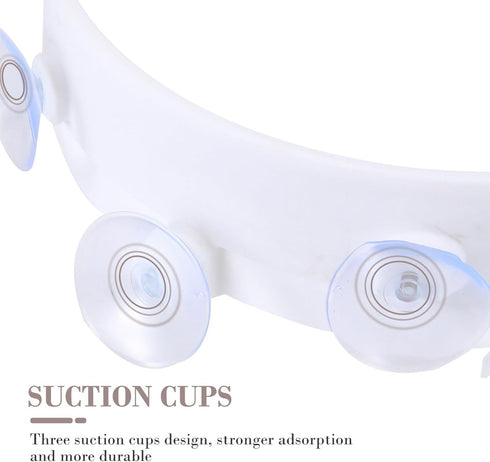 DOITOOL 2PCS Kitchen Trash Bag Holder, Suction Cup Sink Trash Bag Holder Rack for Kitchen, Grey