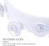 DOITOOL 2PCS Kitchen Trash Bag Holder, Suction Cup Sink Trash Bag Holder Rack for Kitchen, Grey