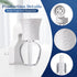 Sratte 4 Pieces Plug in Diffuser - WallFlower Fragrance Oil Diffuser with 6 Empty Bottles for Essential Oils
