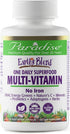 Paradise Herbs Earth's Blend Multivitamin, No Iron, 48 Organic Superfoods, Probiotics, Antioxidants, Daily Superfood