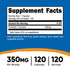 Nutricost N-Acetyl L-Tyrosine (NALT) 350mg, 120 Capsules - Gluten Free, Non-GMO