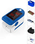 Concord Basics Blue Fingertip Pulse Oximeter, Blood Oxygen Saturation Monitor with Carrying Case & Lanyard