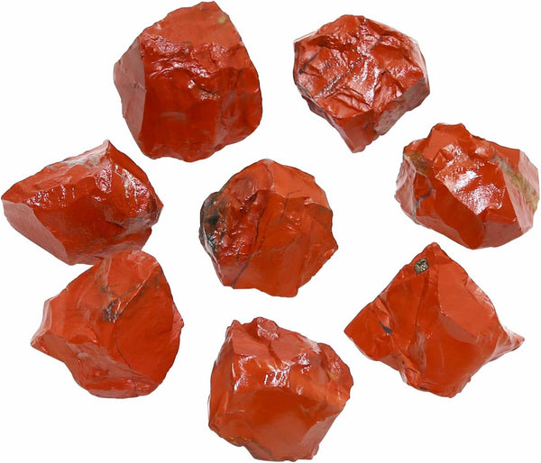 Raw Red Jasper Stone Crystals Bulk, Real Gemstones and Crystals, Healing Stones, Cuarzos Originales De Energia (1LB)